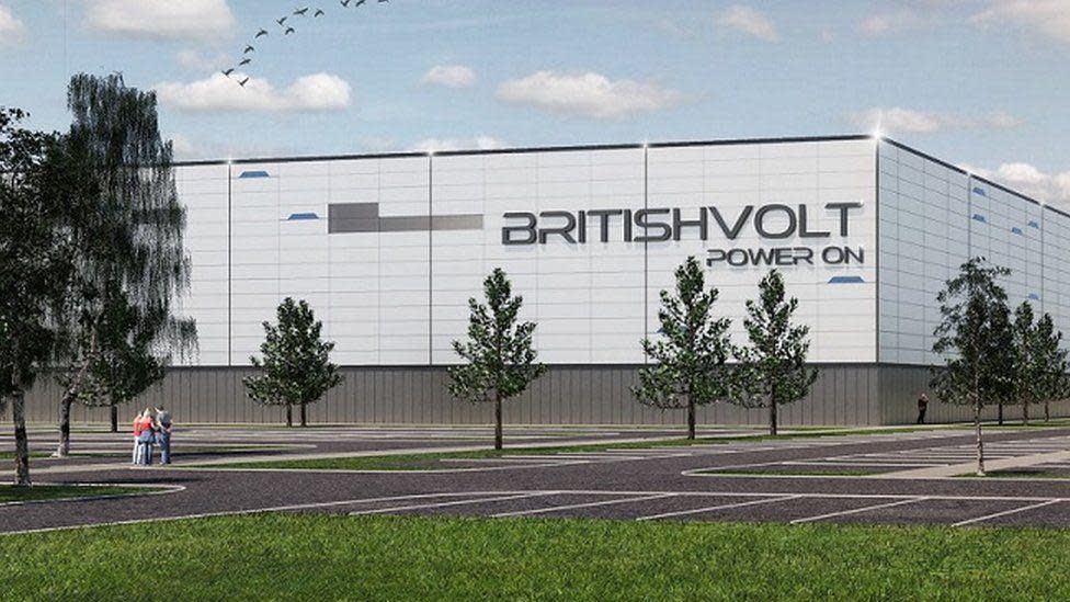 Britishvolt factory CGI