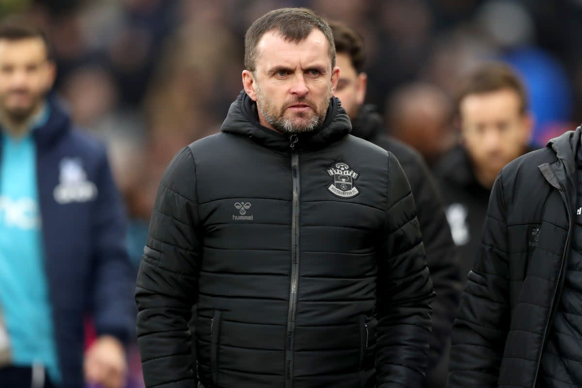 Southampton boss Nathan Jones admitted an FA Cup loss to Championship side Blackpool would have caused “carnage” (Kieran Cleeves/PA) (PA Wire)