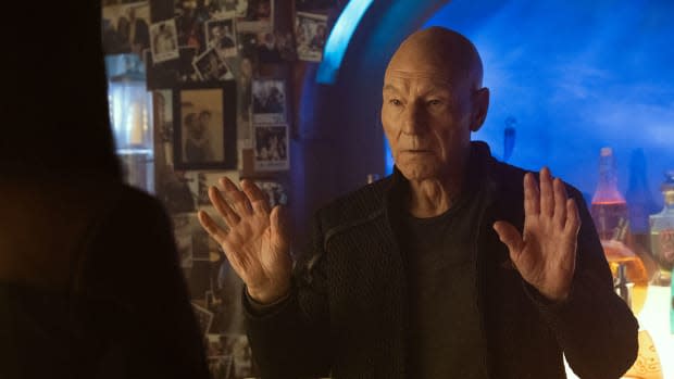 Sir Patrick Stewart as Admiral Jean-Luc Picard in "Star Trek: Picard"<p>Paramount+</p>