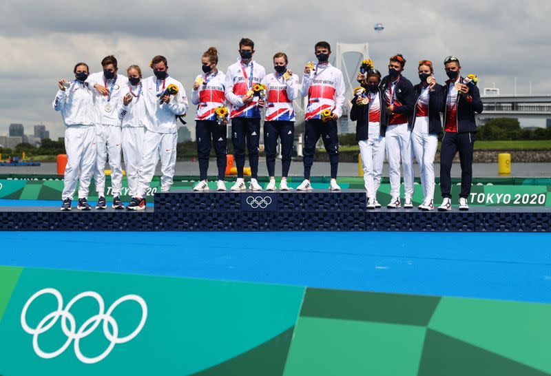 Triathlon - Mixed Team Relay - Medal Ceremony