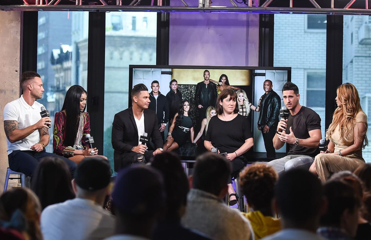 AOL Build Speaker Series - Pauly D, Jessica White, Somaya Reece and Calum Best, &quot;Famously Single&quot;