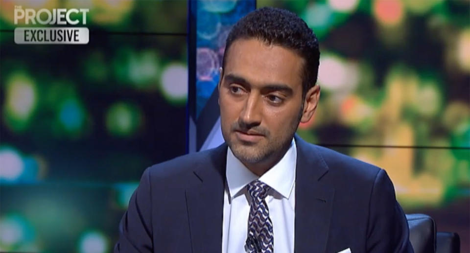 Waleed Aly questioned whether the PM encouraged his colleagues to use community concerns about Muslim migration for political gain. Source: The Project