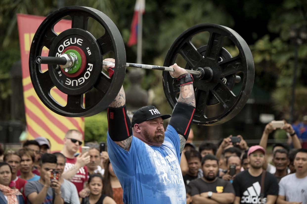 Hafthor Julius Bjornsson isn’t just “The Mountain” on “Game of Thrones,” he’s now officially the World’s Strongest Man. (Getty Images)