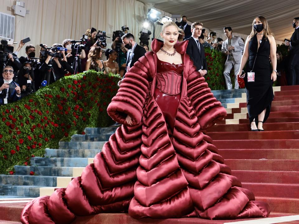 Gigi Hadid attends the 2022 Met Gala.