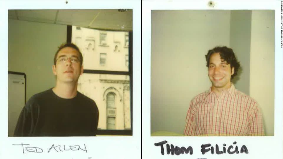 Initial casting photos for Ted Allen, left, and Thom Filicia. - Courtesy Michael Collins/Scout Productions