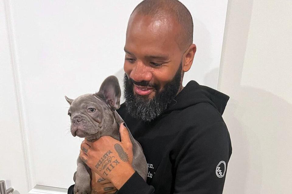 Chef Justin Sutherland Gets French Bulldog Puppy 8 Months After Boating Accident