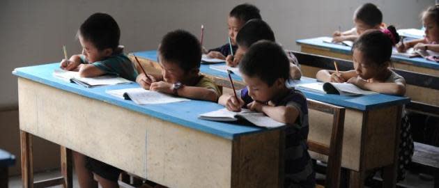 China school kids. Photo: AFP/Getty Images