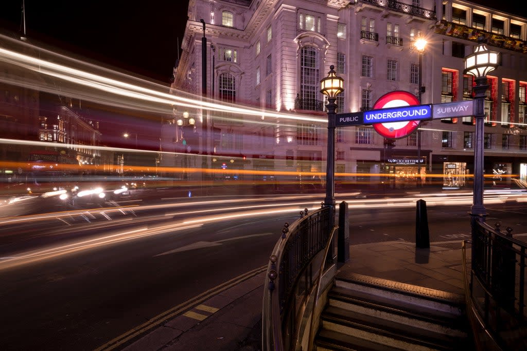 The Night Tube opened to much fanfare in 2016 but had to be closed because of the pandemic  (Getty)