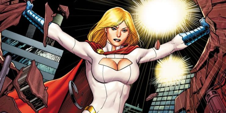 The New 52 version of Power Girl.