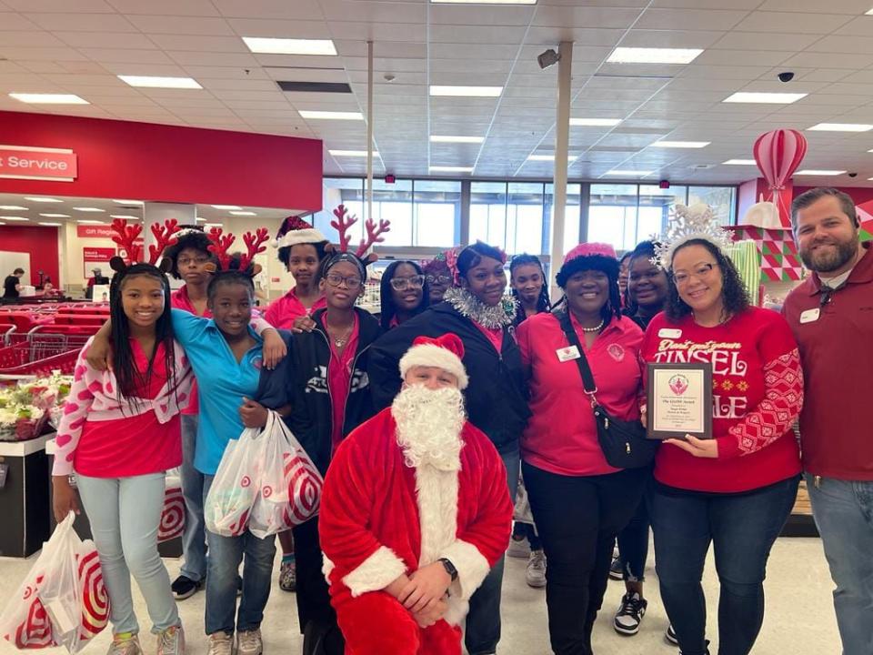 Women of the Glorious Hands, Inc. were treated to a $100 Shopping Spree for the girls mentorship program as part of the Target Heroes and Helpers Grant.