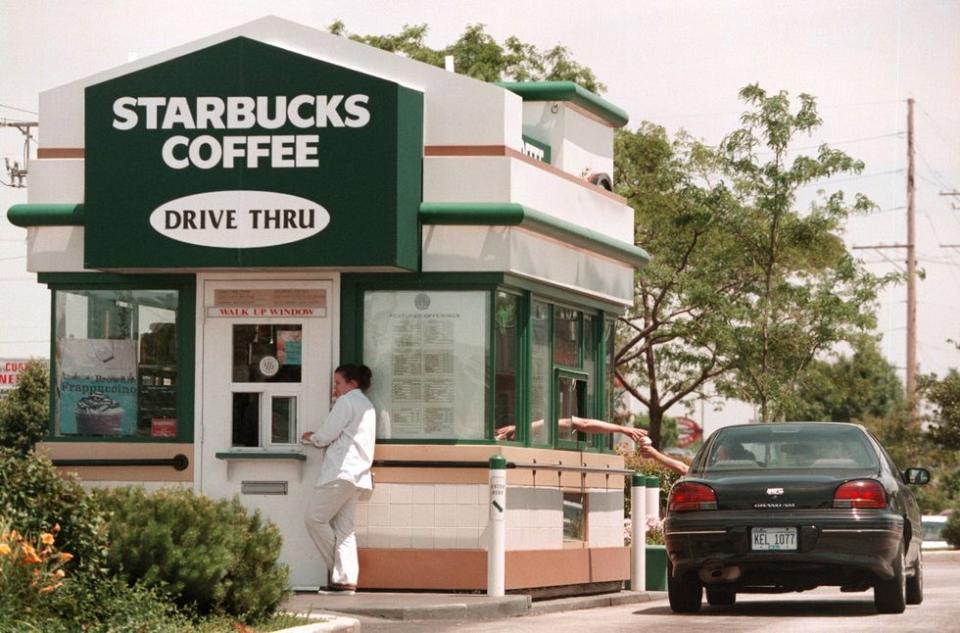 <p>In the early '90s, Starbucks realized there was a heavy demand for drive-thru restaurants, so they began testing this option in Southern California locations in 1994.</p>