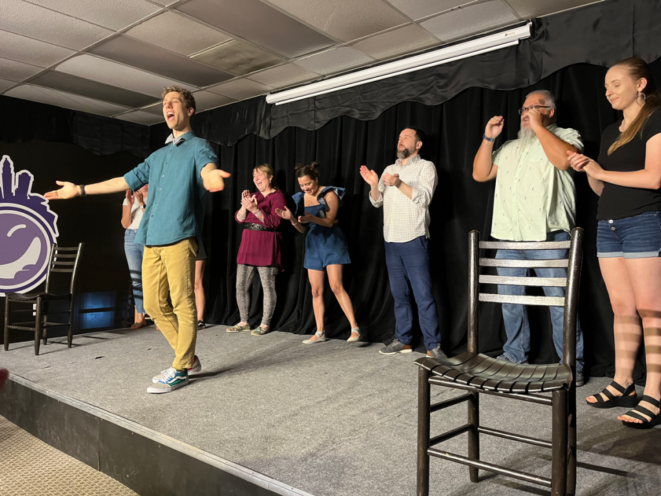 Comedy Arts Theater of Charlotte offers several class options for the curious improviser, many of which have a student show. Outside of class, this theater hosts improv team performances every weekend.