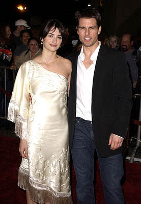 Penelope Cruz and Tom Cruise at the Hollywood premiere of Vanilla Sky