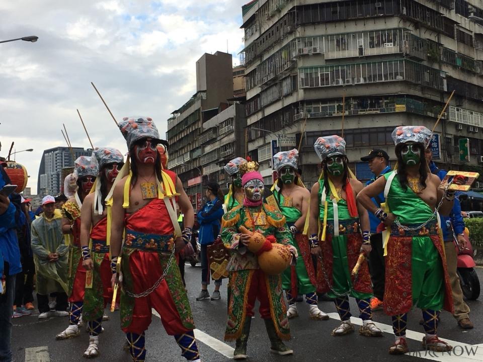 青山宮八將團由枷鎖將軍演化而來。（圖／記者黃彥昇攝）