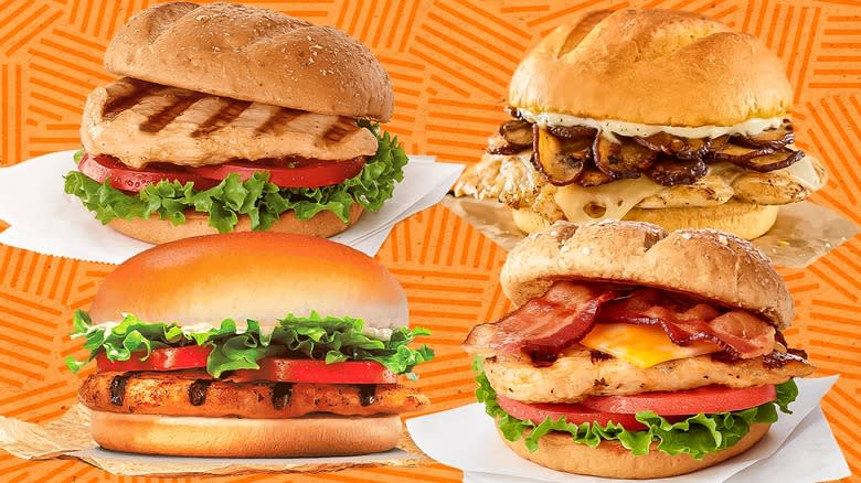 fast food grilled chicken sandwiches