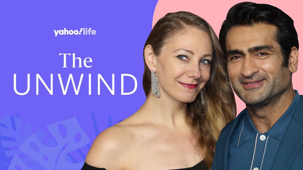 Emily V. Gordon and Kumail Nanjiani are sharing how they weathered the isolation of the pandemic. (Photo: Getty; designed by Quinn Lemmers)