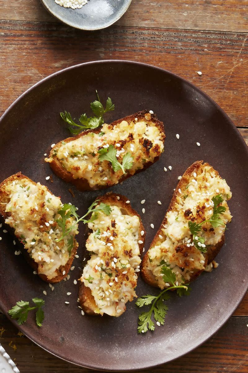 Gingery Shrimp Toasts