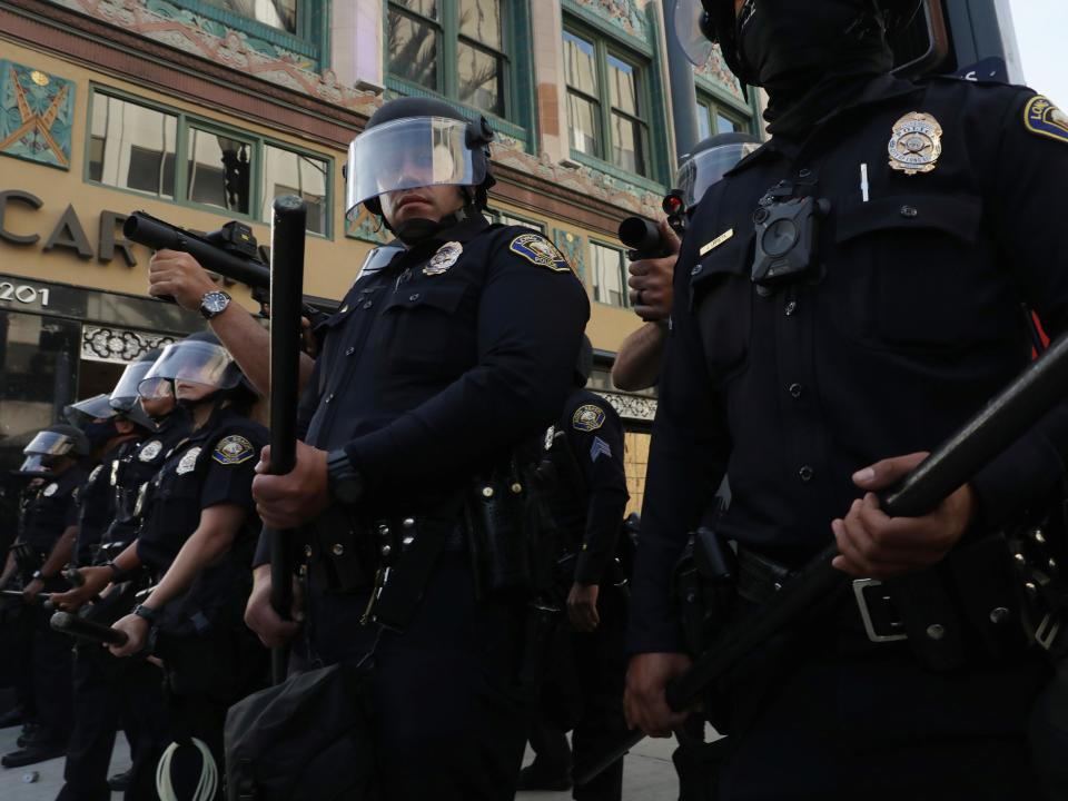 police riot gear