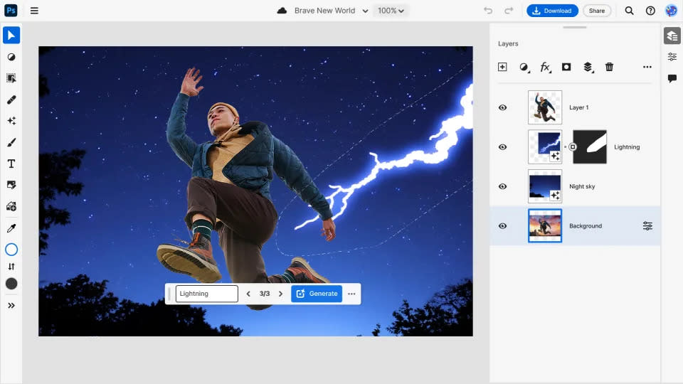 Adobe's 'Photoshop on the web' service