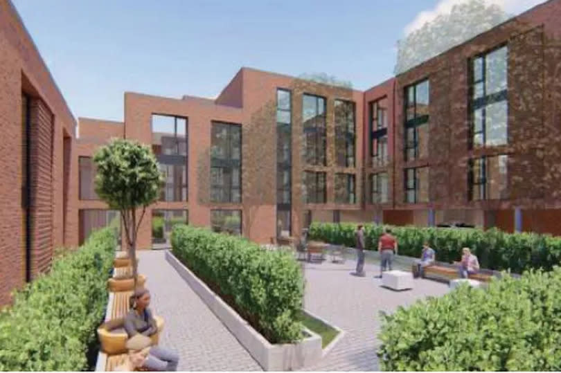 The Regent Street block will have a courtyard inside