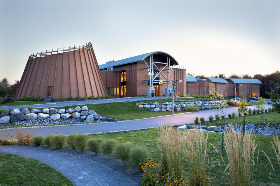 Our digs for the first two nights: The First Nations Museum Hotel in Wendake (Quebec Aboriginal Tourism)