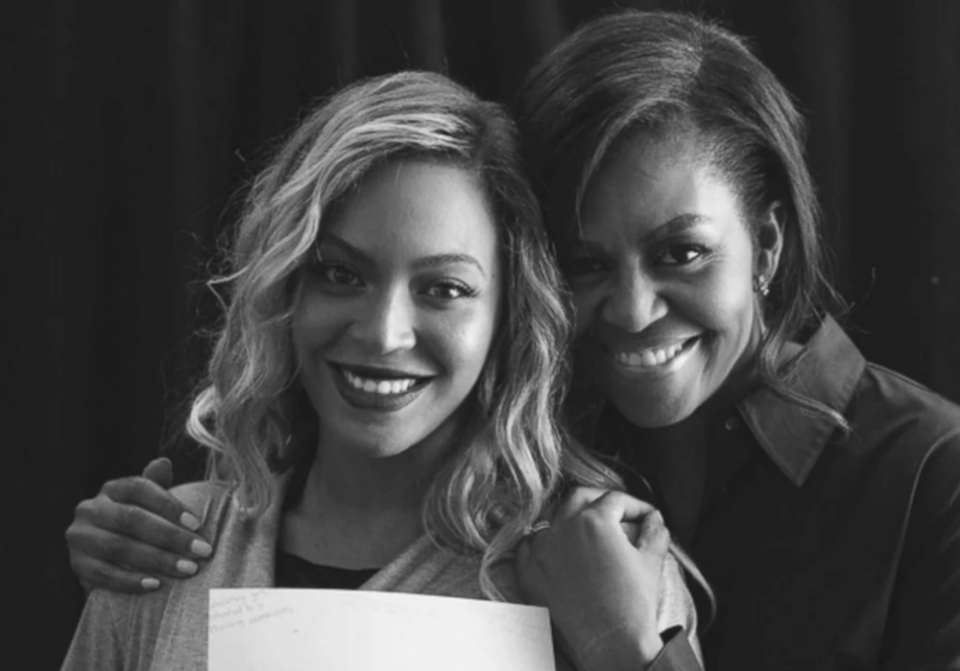 Beyoncé and Michelle Obama