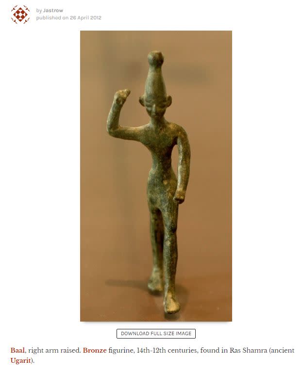 <span>A screenshot of the Baal Statue image, taken on June 11, 2024</span><div><span>FS</span></div>