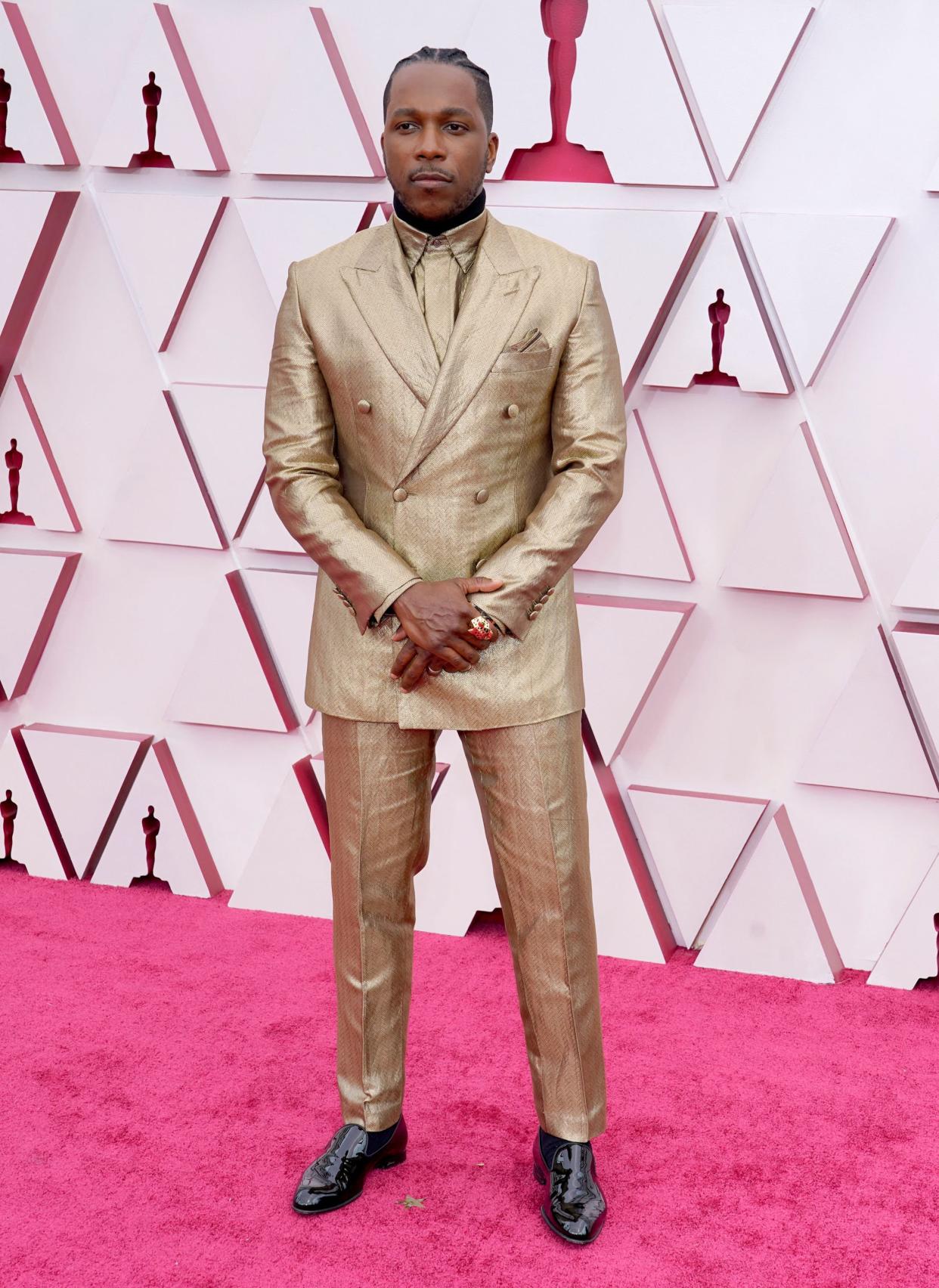 Leslie Odom Jr. Oscars 2021 (CHRIS PIZZELLO / AFP - Getty Images)