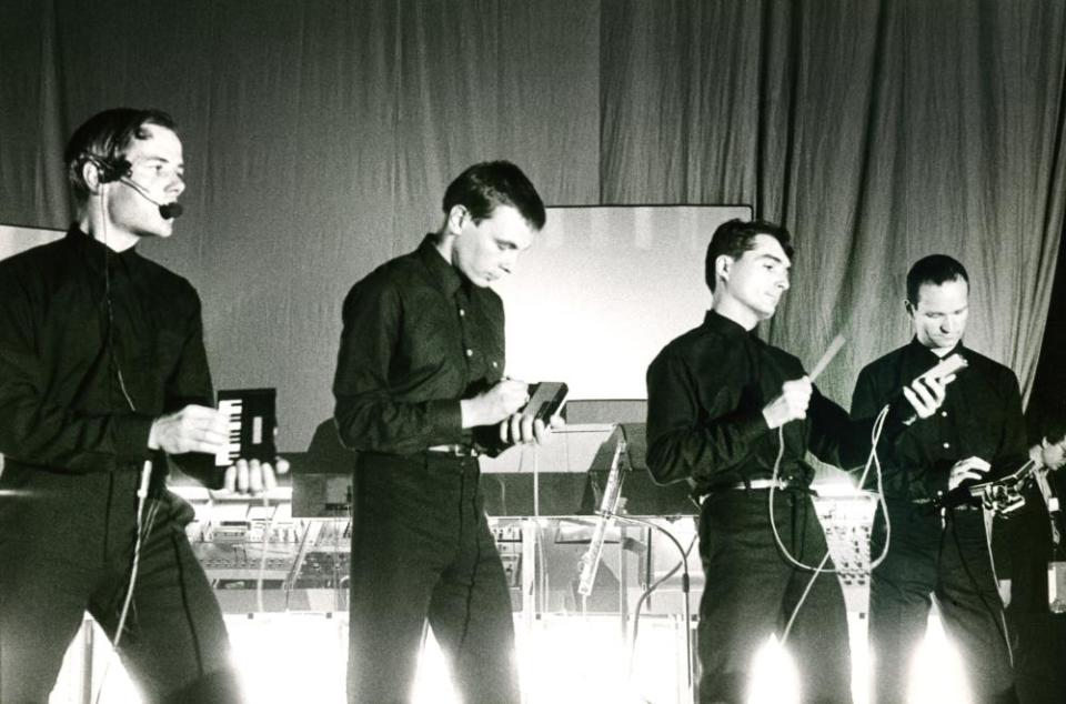 Kraftwerk on tour in 1981