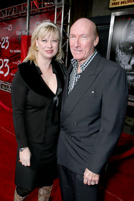 Mia Lauter and Ed Lauter at the Los Angeles premiere of New Line Cinema's The Number 23