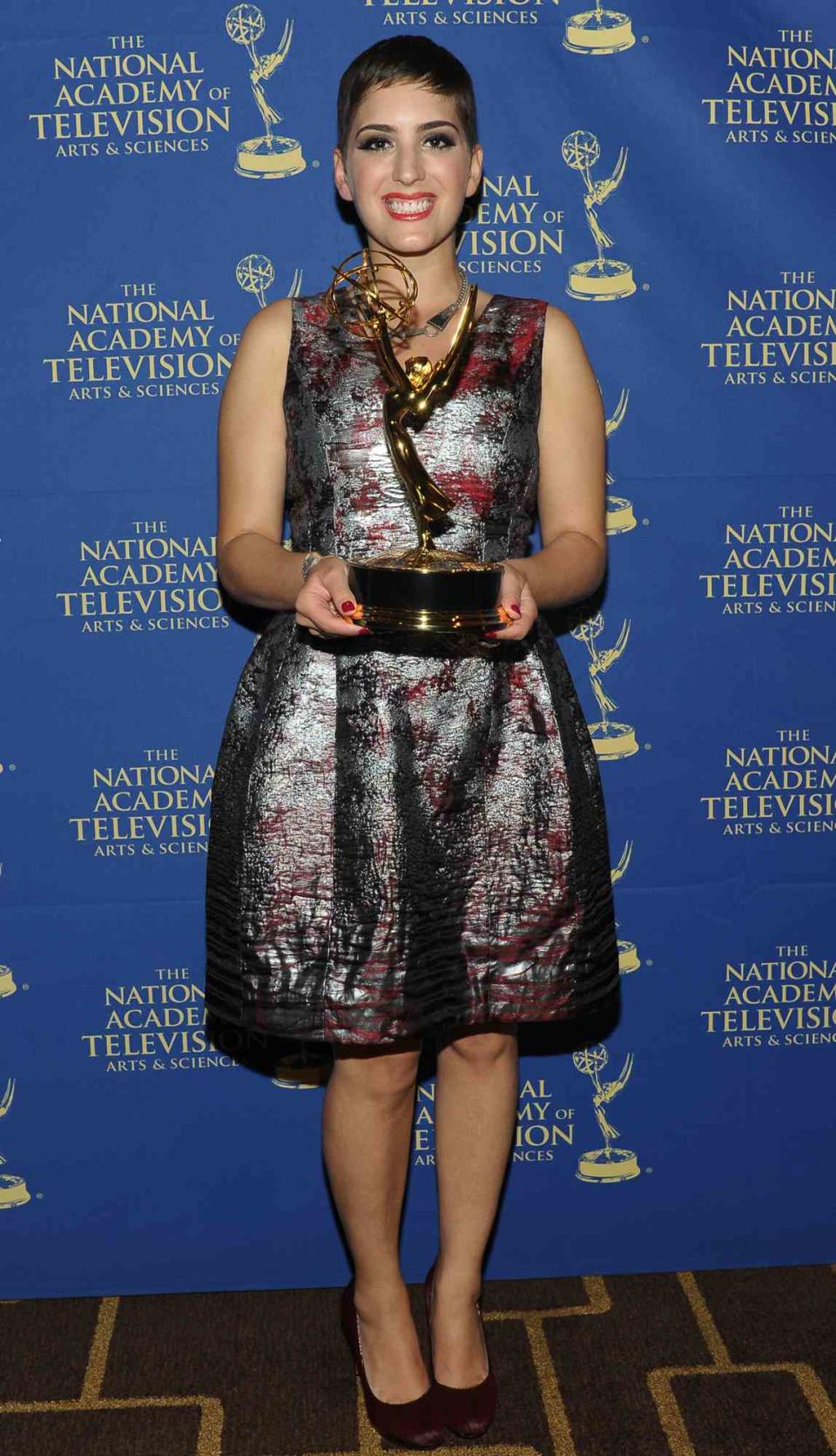 Suleika Jaouad attends the 34th annual News & Documentary Emmy awards at Frederick P. Rose Hall, Jazz at Lincoln Center on October 1, 2013 in New York City