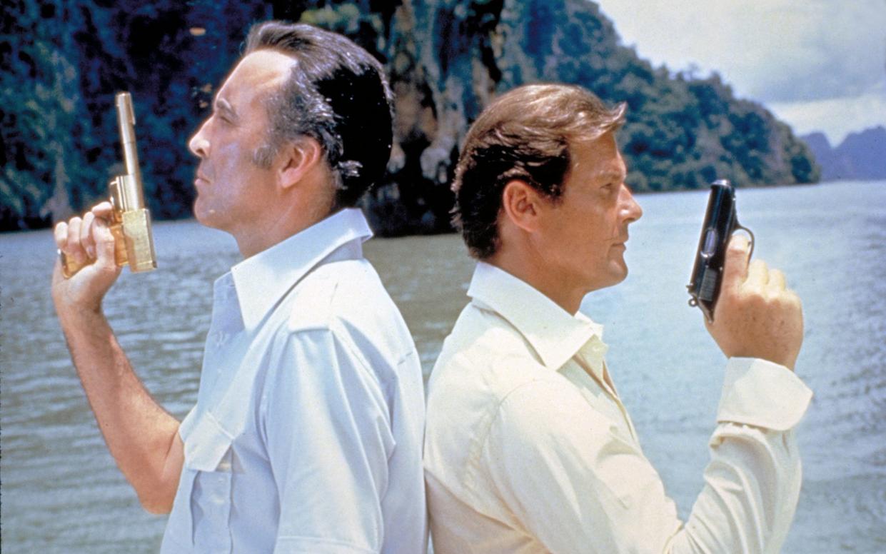 The Man with the Golden Gun: it seemed like Christopher Lee was destined for this villainous role - Corbis Historical