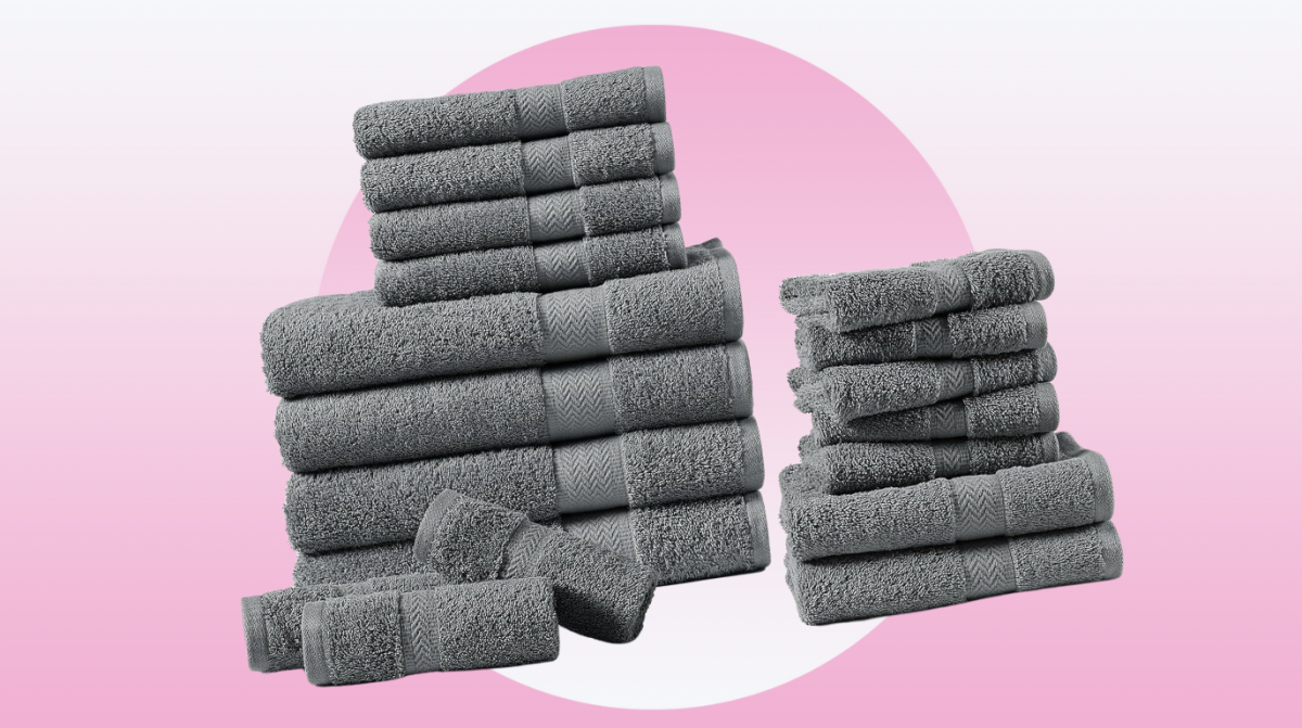 This On-sale Bath Towel Set Reminds Shoppers of Staying in a Hotel