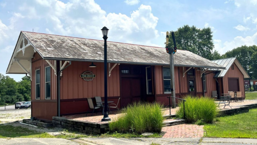 Plain City is anticipating the depot will begin welcoming guests as the first phase of the larger square project in late fall or early winter. (Courtesy Photo/Village of Plain City)