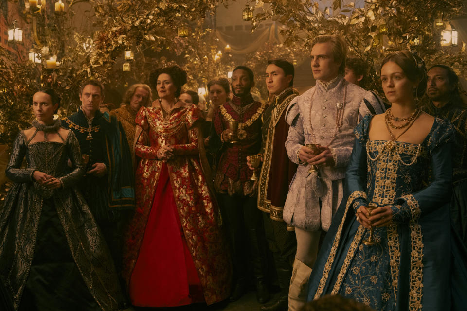 Kate O'Flynn as Princess Mary,  Will Keen as Norfolk, Jason Forbes as Scrope, Brandon Grace as William, Henry Ashton as Stan Dudley and Isabella Brownson as Katherine Grey in