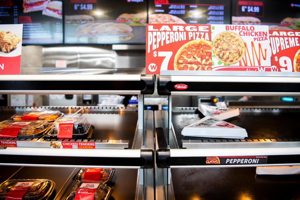 Prepared hot foods such as pizza slices and chicken at Weigel’s stores helped the convenience store nab a spot on the 2024 USA TODAY 10Best Readers’ Choice Awards list for best gas station for food.