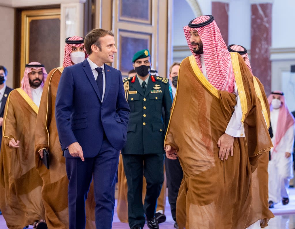 Saudi Arabia France (ASSOCIATED PRESS)