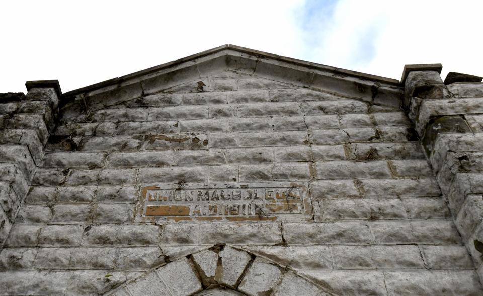 Nimishillen Township trustees are working with Louisville officials to vacate and demolish the dilapidated mausoleum at Union Cemetery, at the corner of Louisville Street and Meese Road NE.