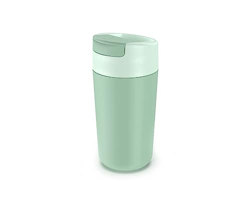 Joseph Joseph Sipp Travel Mug with Flip-top Cap - 454 ml (16 fl. oz) - Green (AMAZON)