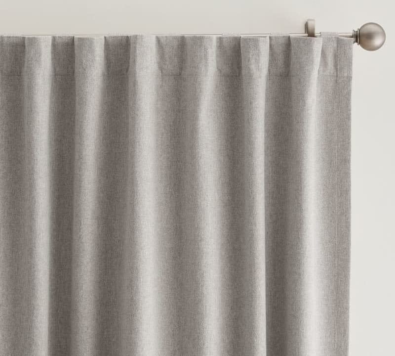 Peace & Quiet Noise Reducing Blackout Curtain in Gray, 50" x 84"