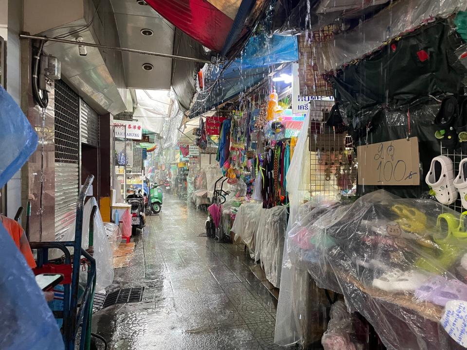 The street in Bangkok's Chinatown in July.