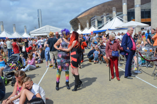 Lesbian Couple Told To Stop 'Inappropriate' Kiss At Food Festival