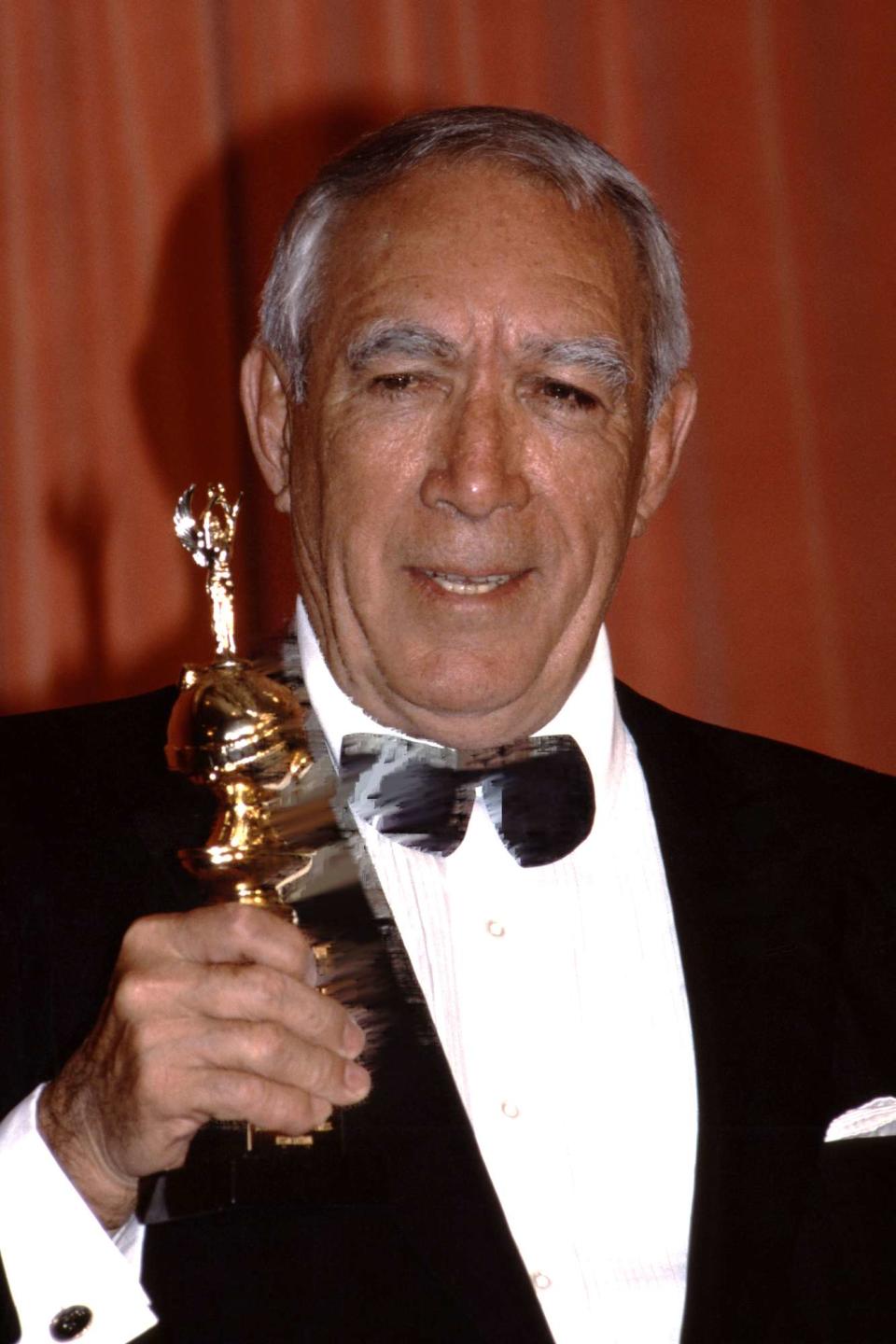 <p>Actor Anthony Quinn won the Cecil B. DeMille Award in 1987.</p>