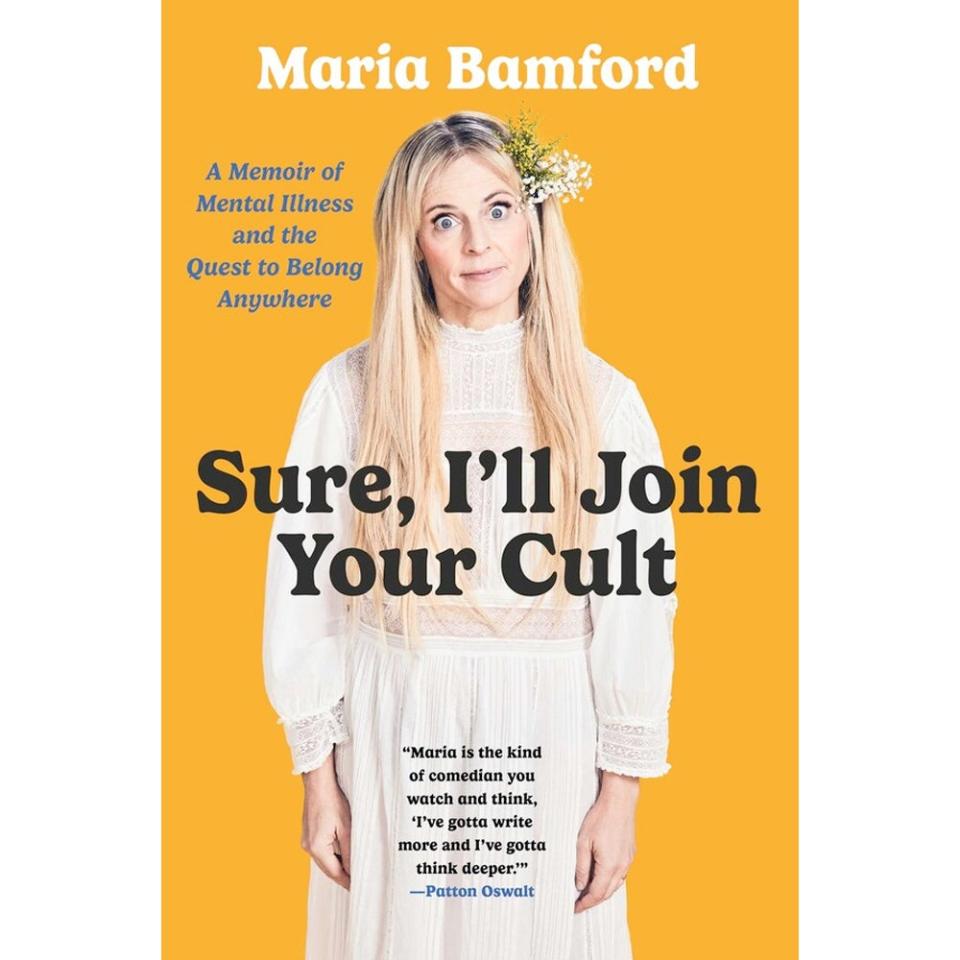 The cover of Sure, I'll Join Your Cult.