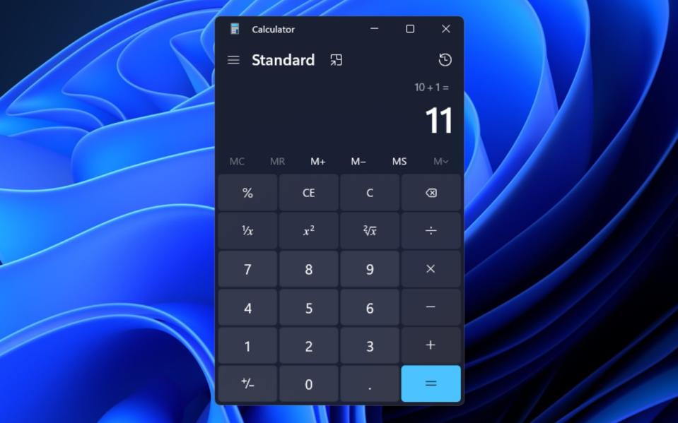 Windows 11 Calculator