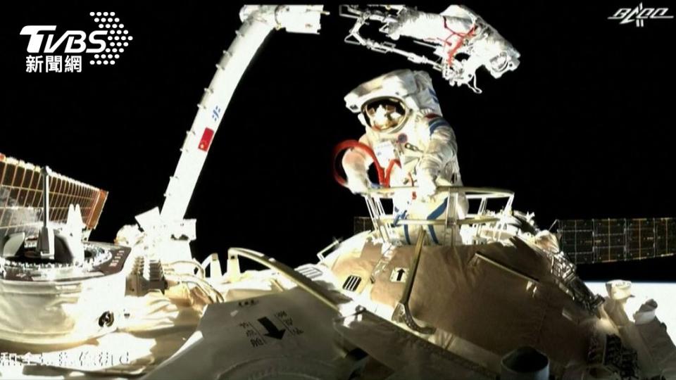 當國際太空站退役後，「天宮號」將成為國際間唯一現役的太空站。圖／CCTV