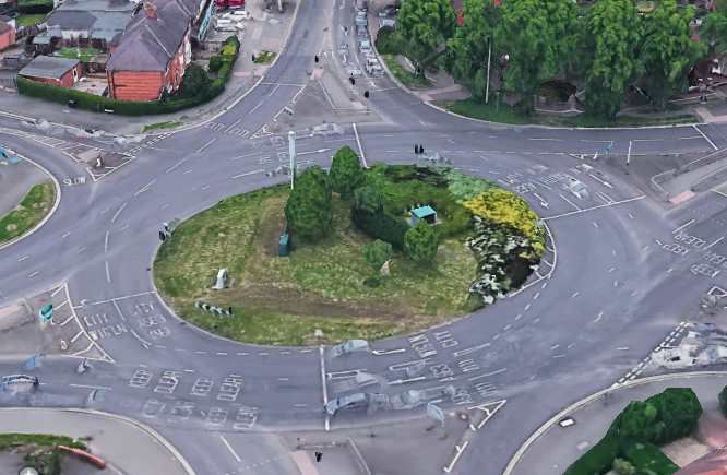 Animal rights activists want the Pork Pie roundabout in Leicester to be renamed to stop offence. (Google Earth)