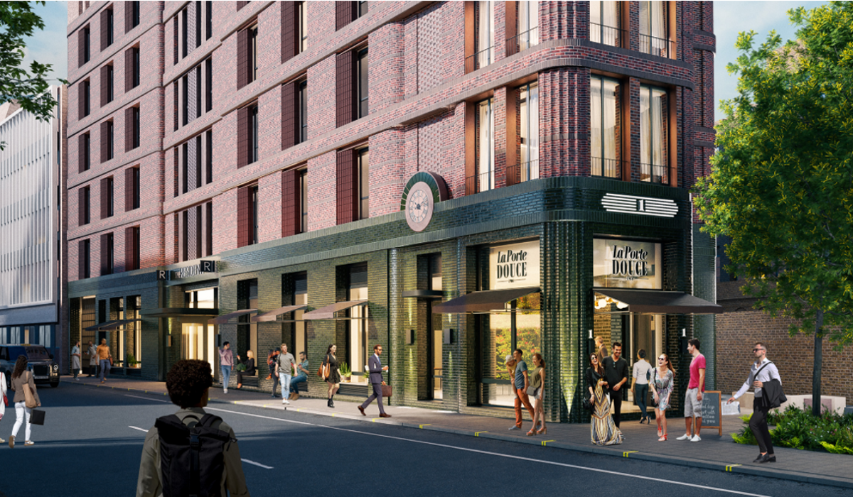 Design of the new hotel to be built at 1-8 Long Lane (City of London Corporation)