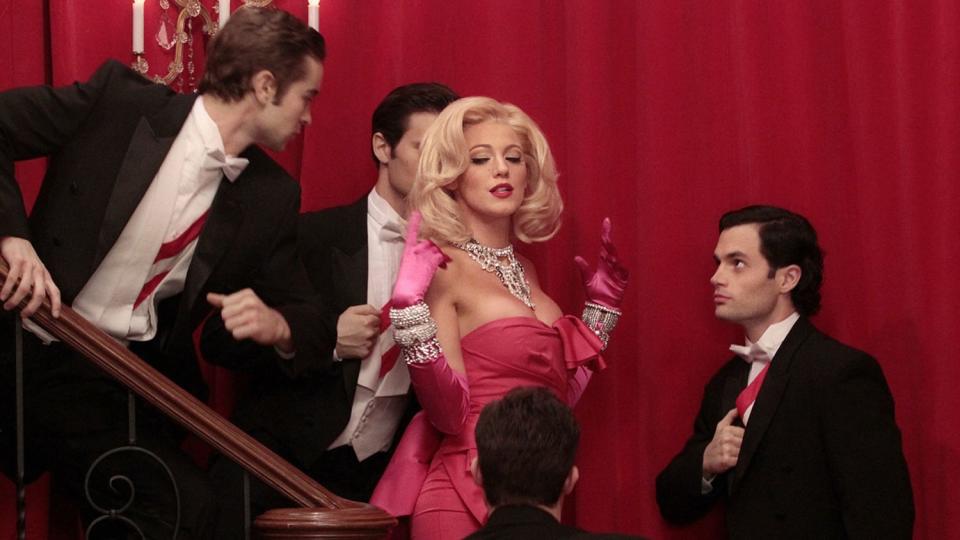 <p>Lively briefly channeled Monroe for a dream sequence in the 100th episode of <em>Gossip Girl</em> in 2012, donning Monroe's <a href="https://www.youtube.com/watch?v=n7Op_Mpyw_Y" rel="nofollow noopener" target="_blank" data-ylk="slk:iconic hot pink outfit and lip-syncing;elm:context_link;itc:0;sec:content-canvas" class="link ">iconic hot pink outfit and lip-syncing</a> "Diamonds Are a Girl's Best Friend." </p>