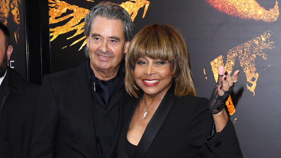 <span><span>Edwin Bach and Tina Turner in 2019 <em>David Fisher/Shutterstock</em></span></span>